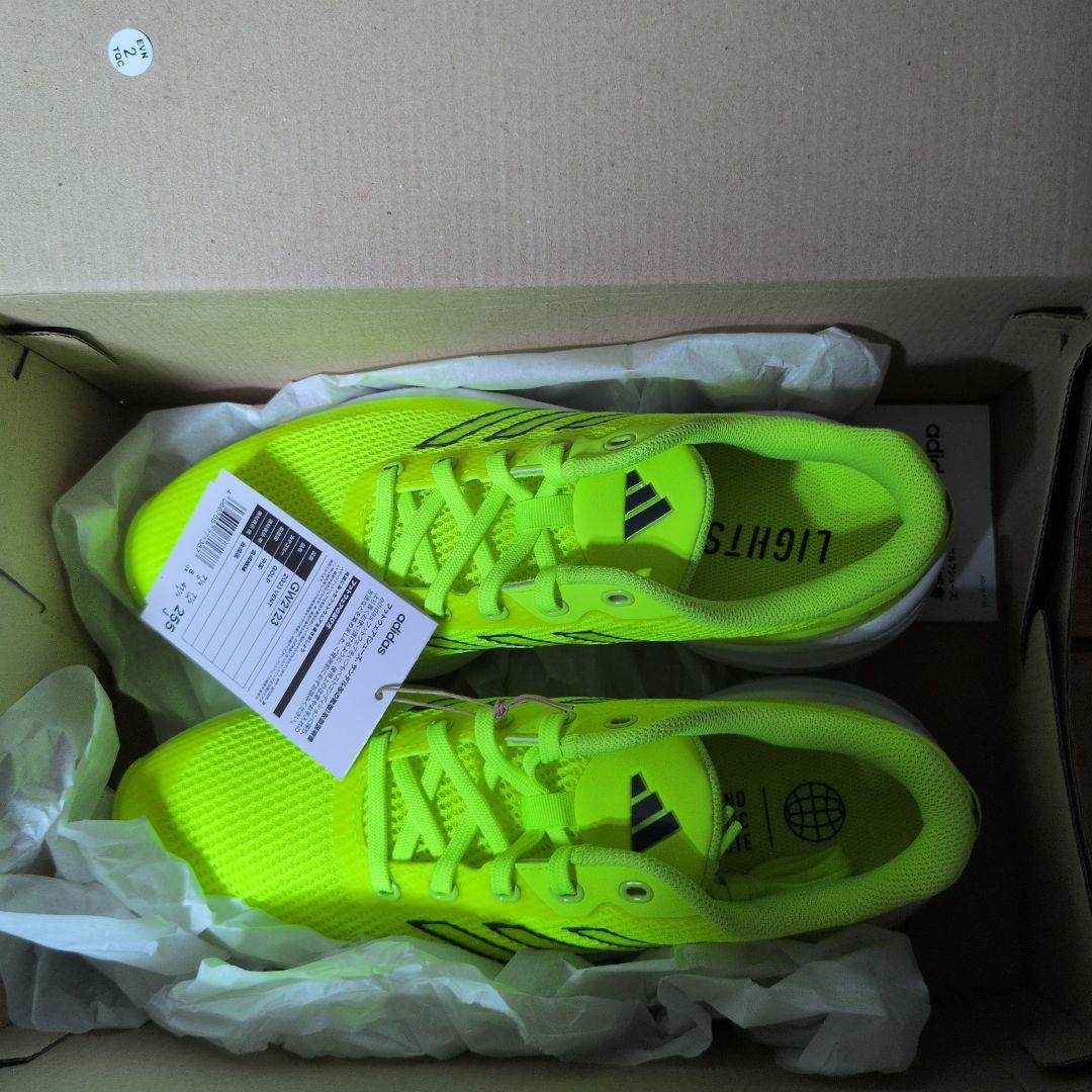 新品　adidas ZG23 VENT ゴルフシューズ 25.5cm　イエロー