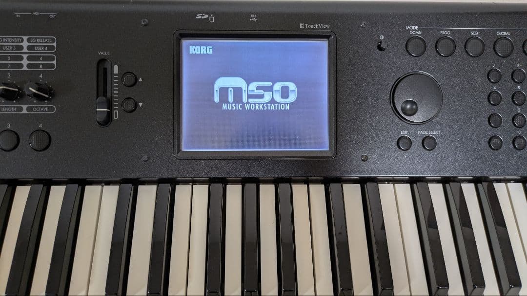 持病対策済】KORG M50-73+純正電源アダプター、ダンパーペダル付