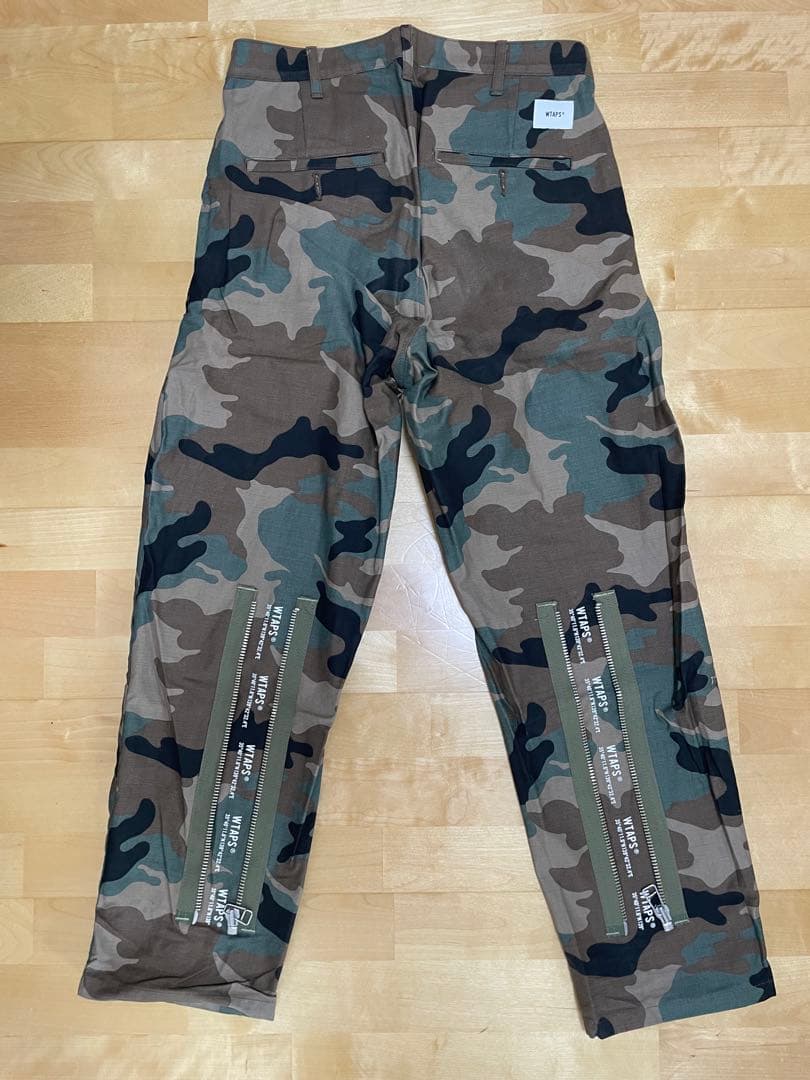20AW BIZZ/TROUZERS COTTON.SATIN.CAMO WTAPS BIZZ TROUSERS COTTON
