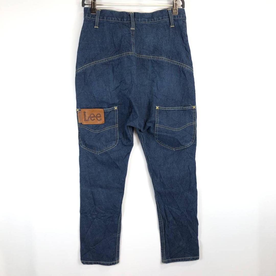 メルシーボークー×リー サルエルデニムパンツ コラボ サイズM LB9870 mercibeaucoup x Lee コラボ サルエル デニムパンツ 後ろ前 - メルカリ