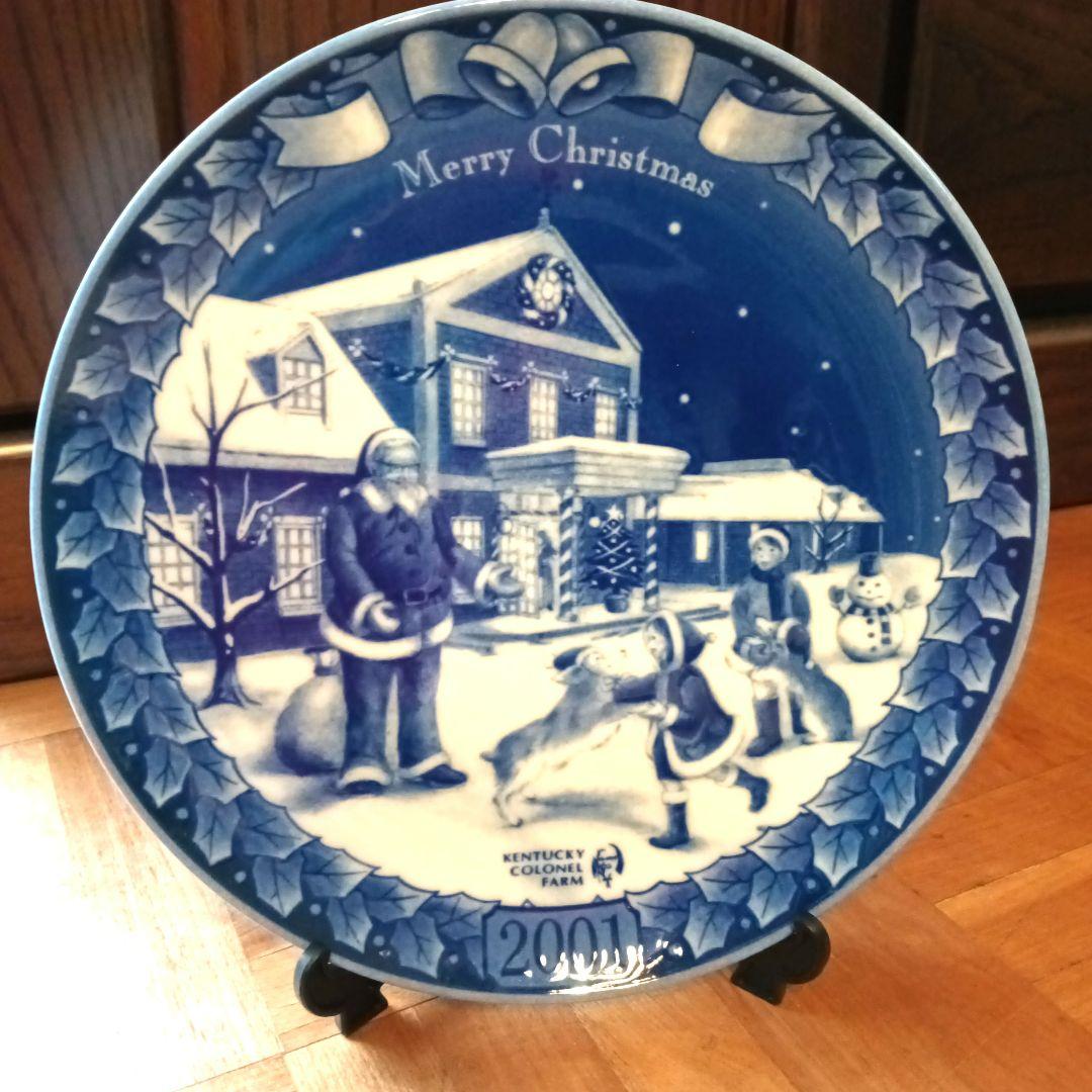 ケンタッキー クリスマスプレート 2001年イヤープレート - メルカリ