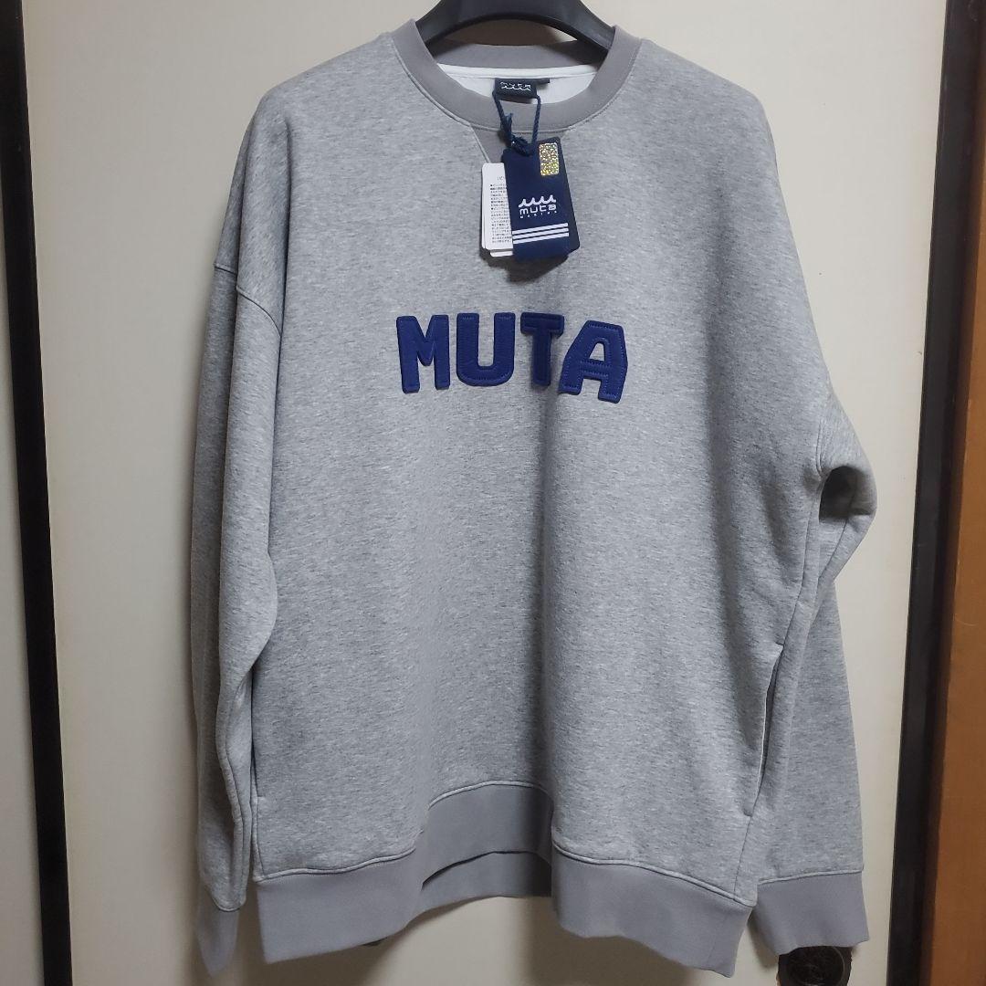 【みみ】muta MARINE　クルーネックスウェット　サイズ7　グレー 裏起毛クルーネックスウェット [全3色] – muta Online Store