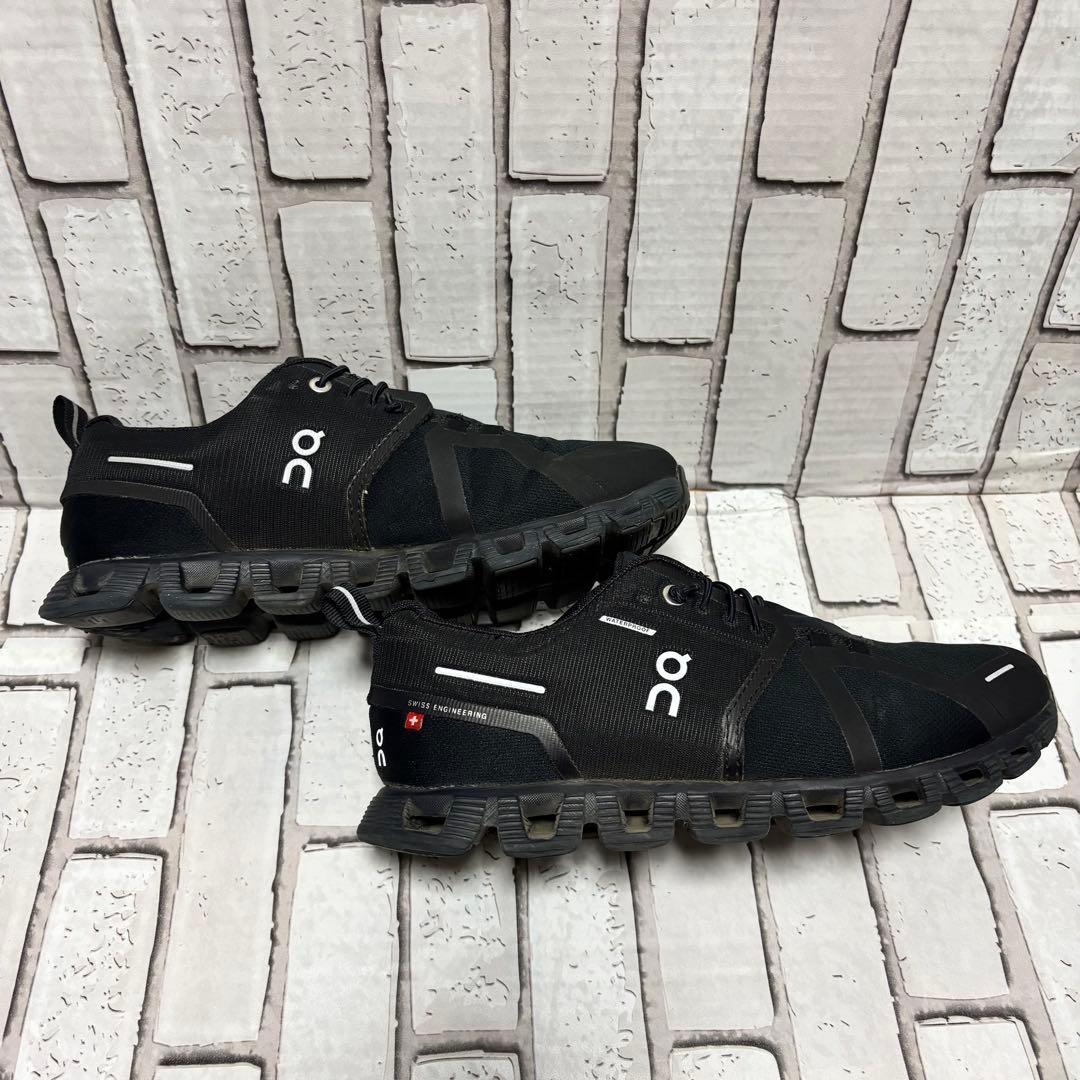 On Cloud 5 waterproof 防水 オールブラック 24.5cm