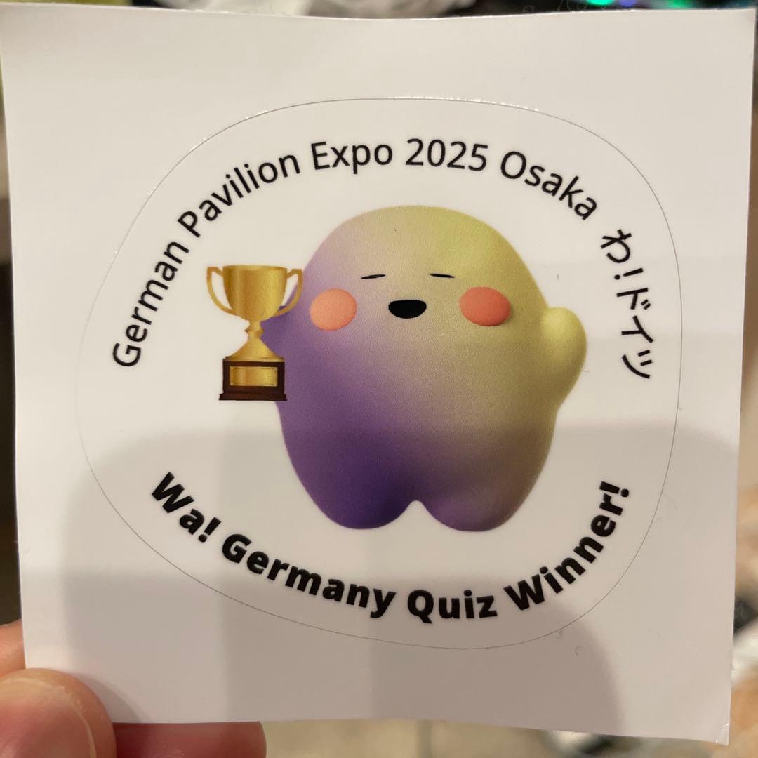非売品】大阪万博 わ!ドイツ ステッカー（コンテスト優勝記念） ドイツ
