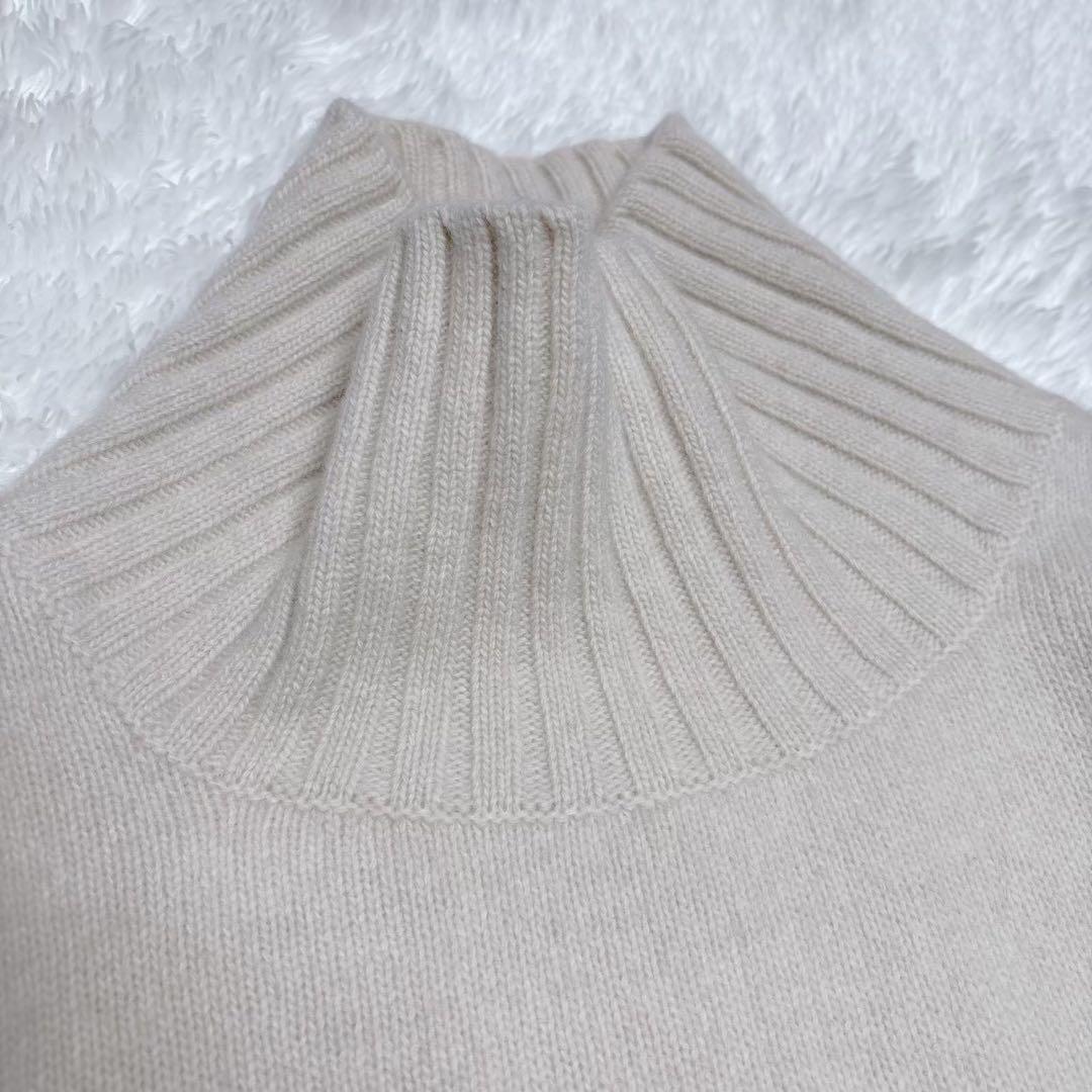 新品】plage スーパーファインウールカシミヤハイネックミニワンピース