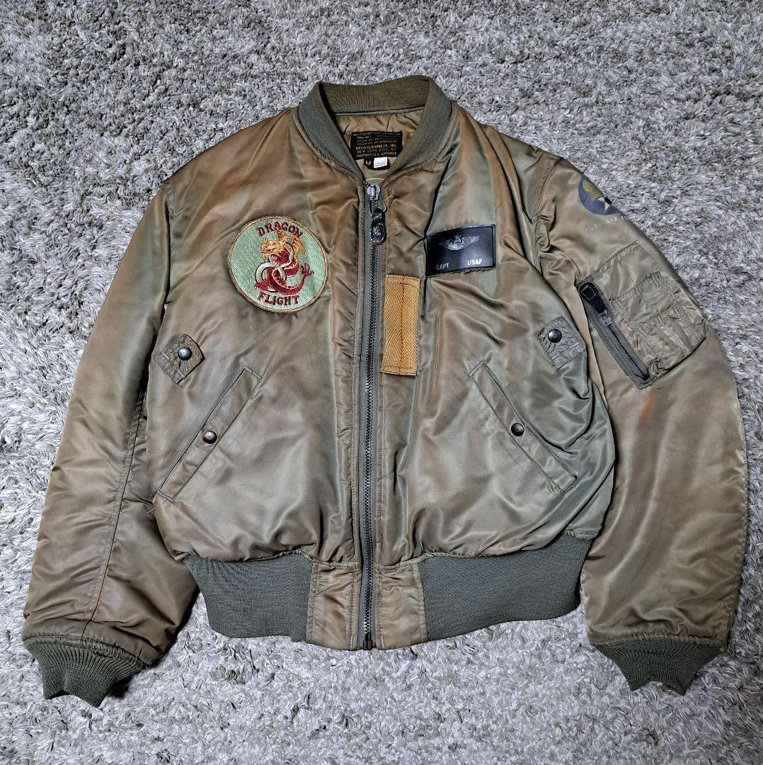 鬼フェードAVIREXUSA製MA-1フライトジャケット COTTON LIGHT MA-1 ”U.S.COAST GUARD” | AVIREX（アヴィレックス