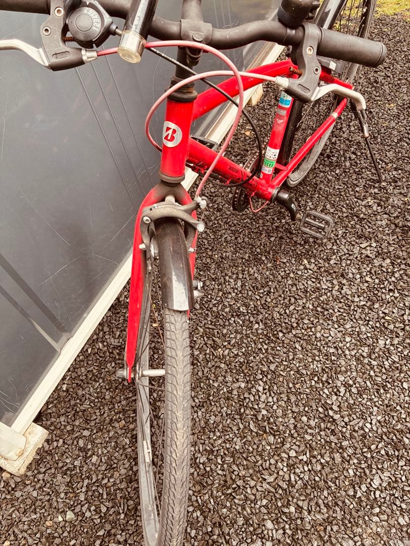 札幌 BRIDGESTONE シュライン 高校 子供用自転車レッド 26インチ