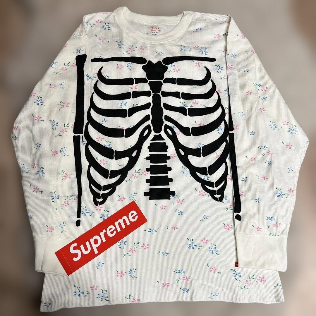 Supreme Hanes Bones Thermal Crew Floral - メルカリ