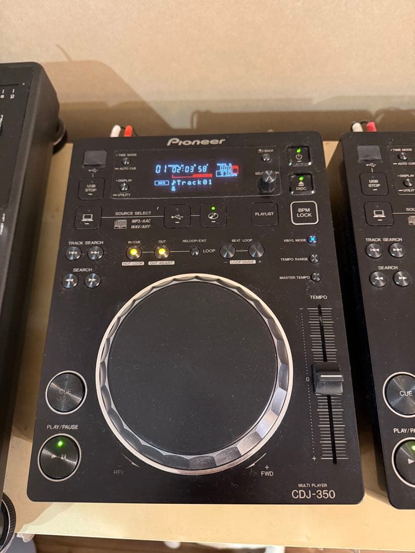 Pioneer CDJ-350(USB対応) 2台セット 付属品あり - メルカリ