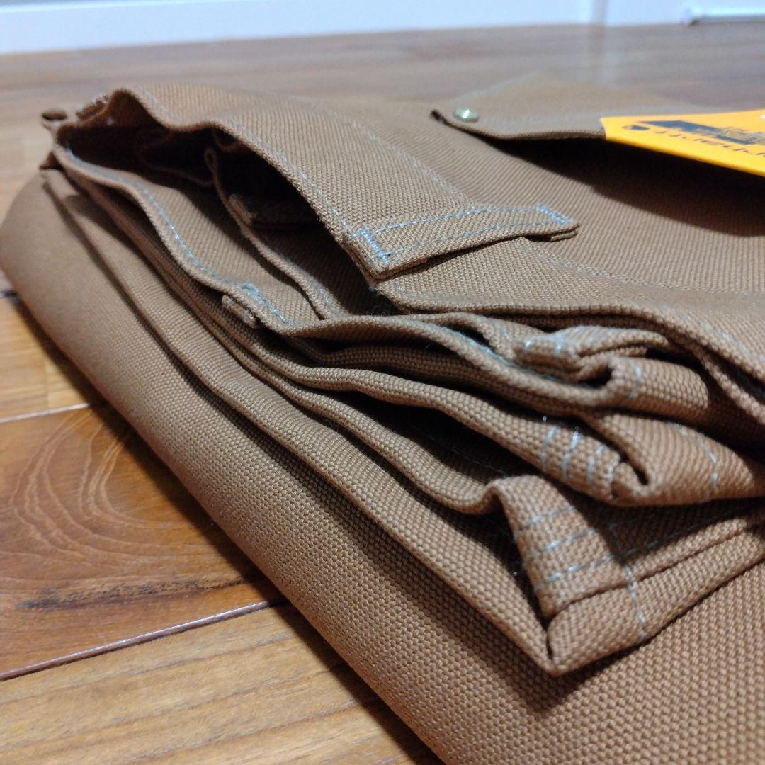 ☆米国製本物W34*L32ノンウォッシュCARHARTTダブルニーB01ブラウン