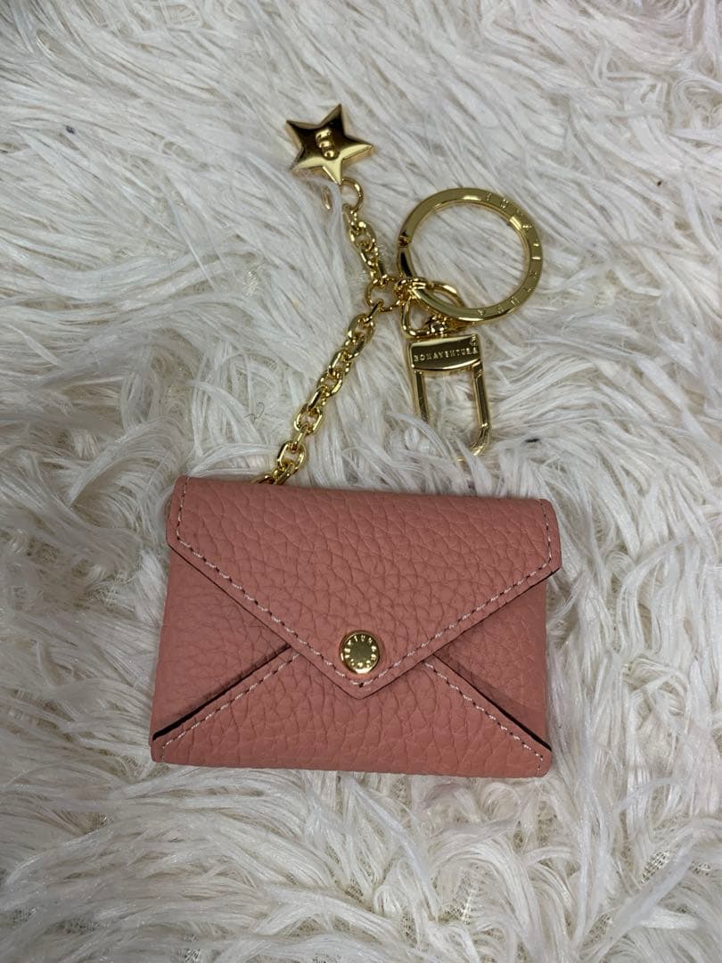 BONAVENTURA スターチェーンキーホルダー♡ スター チェーン キーホルダー シュリンクレザー