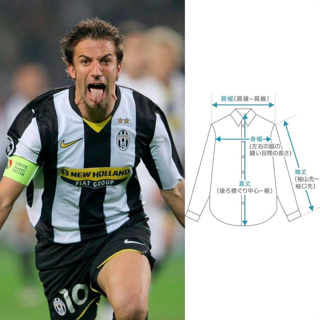 正規品☆08-09☆ユベントス☆デルピエロ☆NIKE☆サッカーユニフォーム