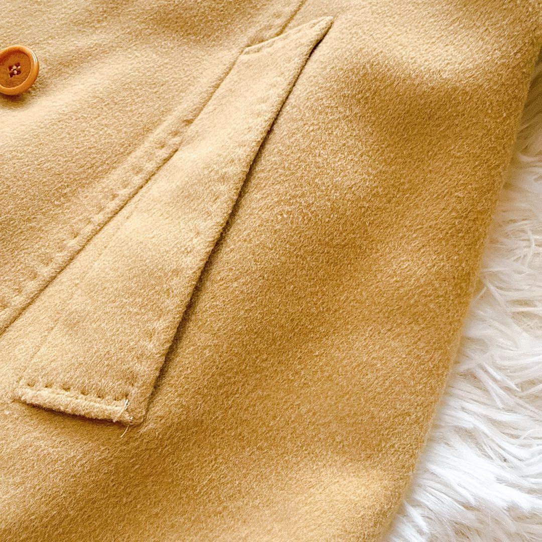 23区 オンワード カシミヤ混 羊毛高級コート ベルト付き LLサイズ相当