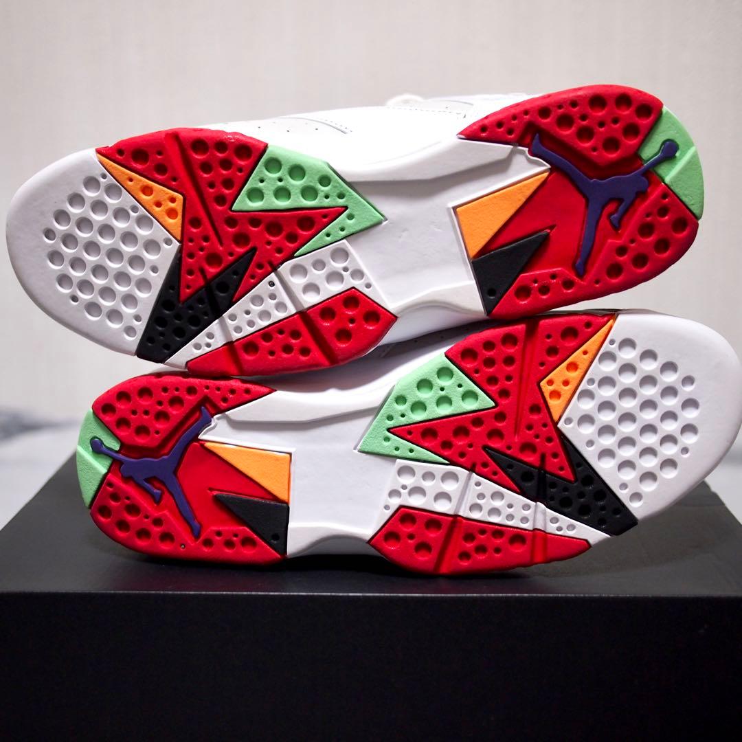 ナイキ エア ジョーダン7 レトロ ヘア(2015) バックスバニー - メルカリ