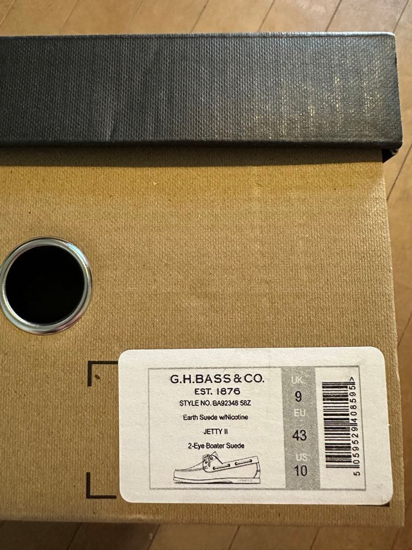 G.H.BASS×ユナイテッドアローズ　GLR 別注　スエードデッキシューズ