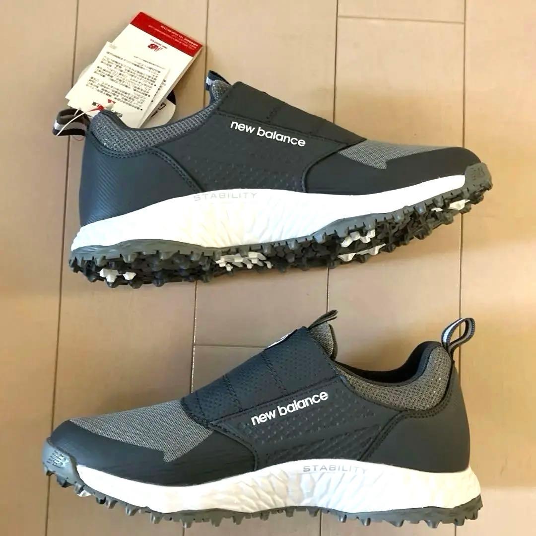 【新品】ニューバランス／ゴルフシューズ／スパイクレス／25.5cm