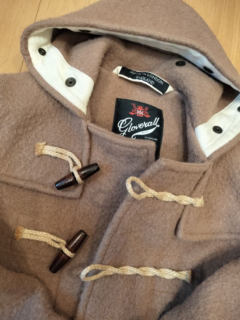 美品】グローバーオール ダッフルコート モンティ キャメル 36 ミドル