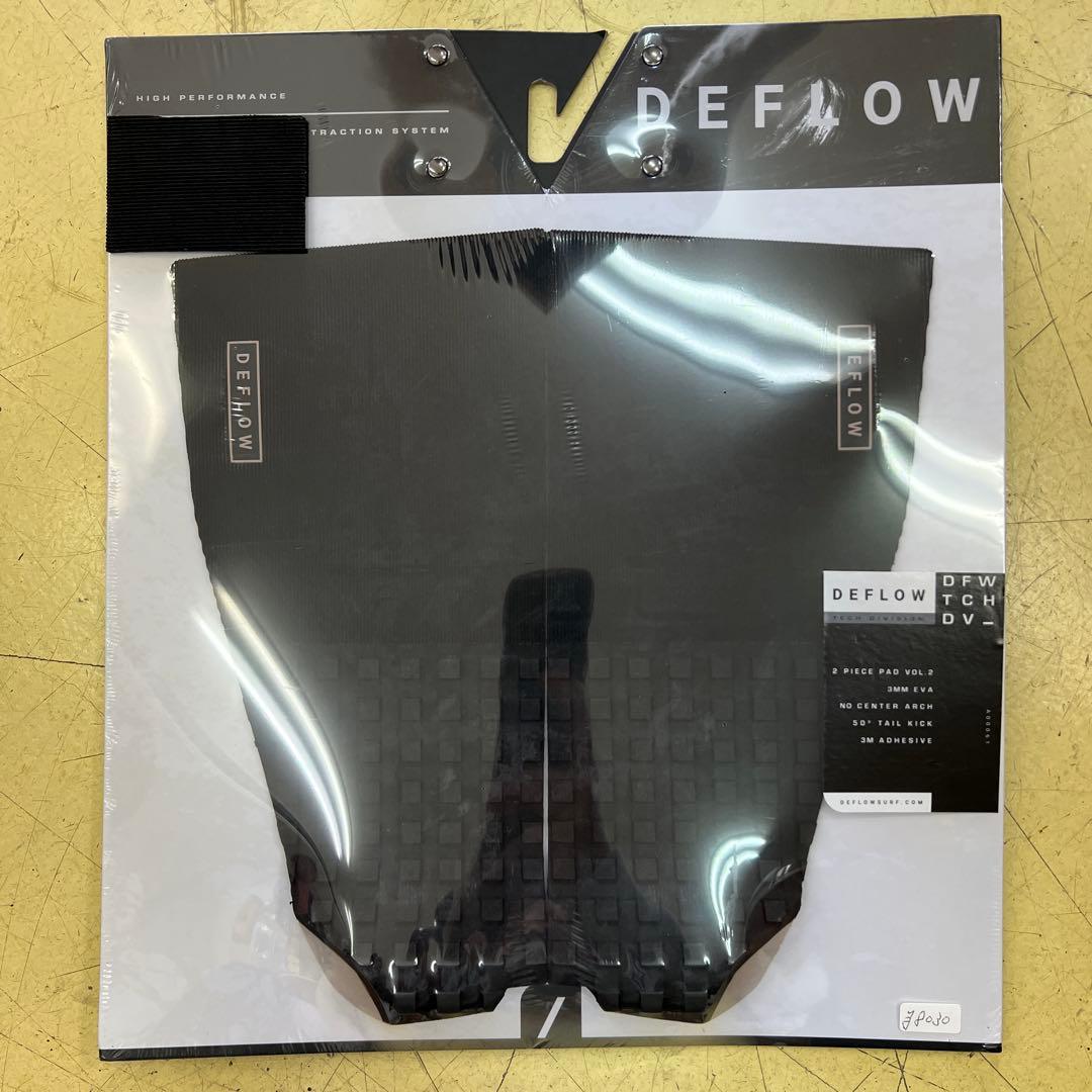 DEFLOW デッキパッド ブラック FCS デッキパッド サーフィン DEFLOW デフロウ デフロー ショート