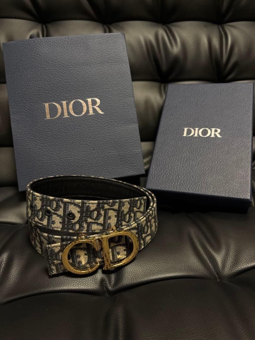 Dior モノグラムベルト CDロゴ付き 人気モデル 90 - メルカリ