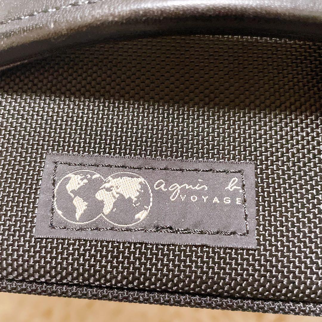 美品 アニエスベーボヤージュ アタッシュケース ロゴ ブラック