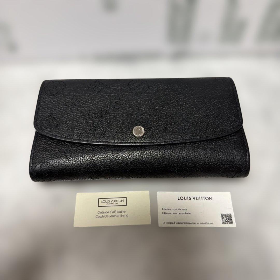 マヒナラインLOUIS VUITTON ブラック 長財布 ルイヴィトン 長財布 財布 メンズ レディース ジッピー ウォレット
