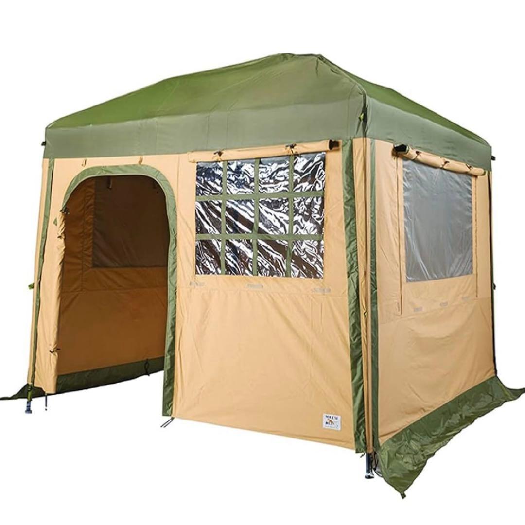 テンマクデザイン　ペポクイックキャビン まるでお家のような可愛らしいテント！テンマクのペポクイックキャビン