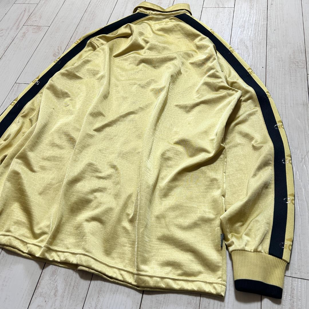 00s adidas アディダス クロコ型押し セットアップ ジャージ y2k