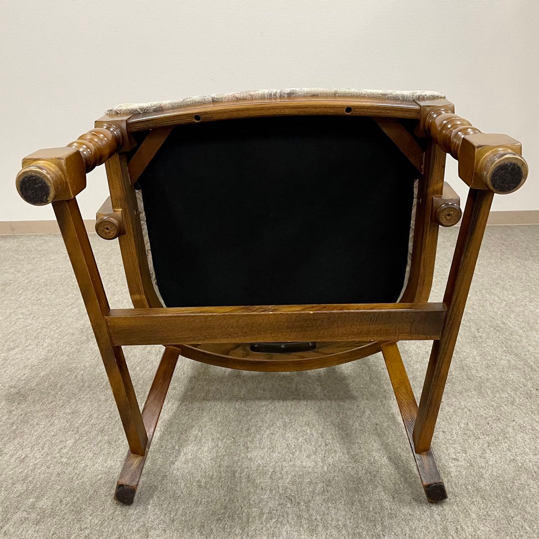 【カリモク】\"コロニアル\"CC3400 肘付食堂椅子 No.5