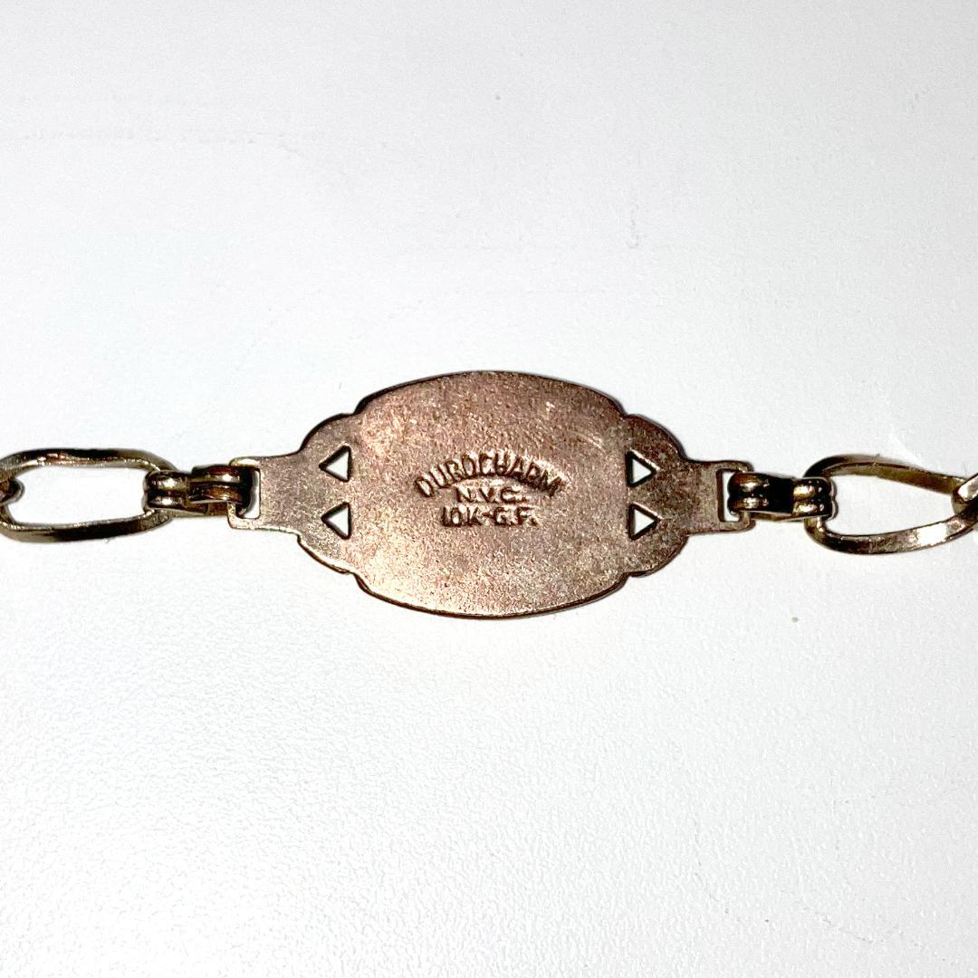 米軍 実物 40's U.S.N.ブレスレット DUROCHARM N.Y.C.