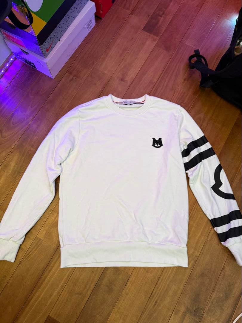 MONCLER ホワイト トレーナー S Amazon.co.jp: [モンクレール] スウェット レディース トレーナー