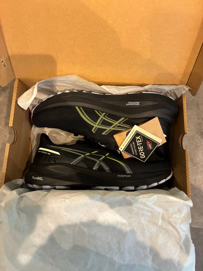 アシックス　ランニングシューズ GT-1000 13 ゴアテックス　27.5cm