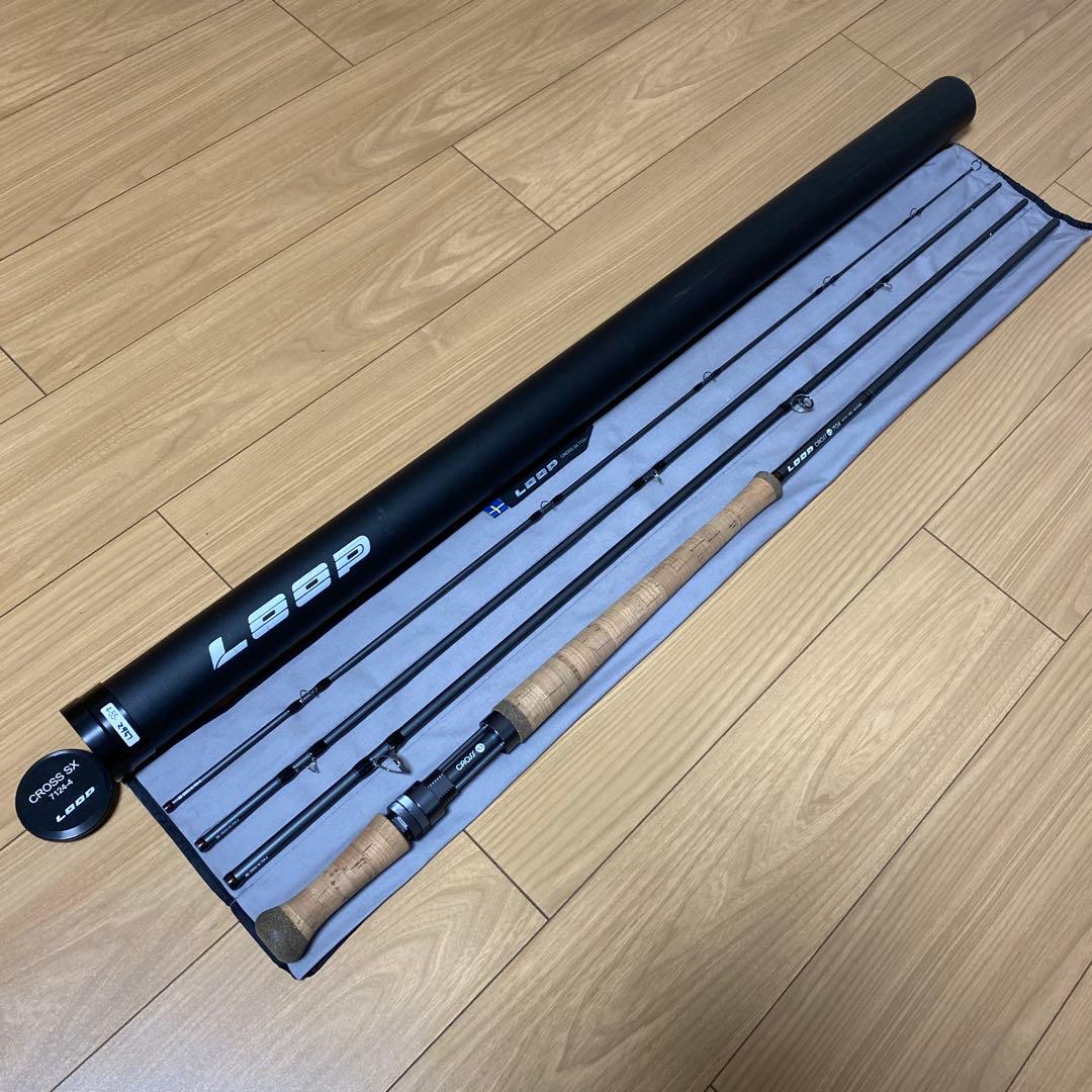 LOOPループフライロッドCross SXダブル7124-4 LOOP】 Cross SX ダブル 7124-4 - DOLLYVARDEN FLYSHOP