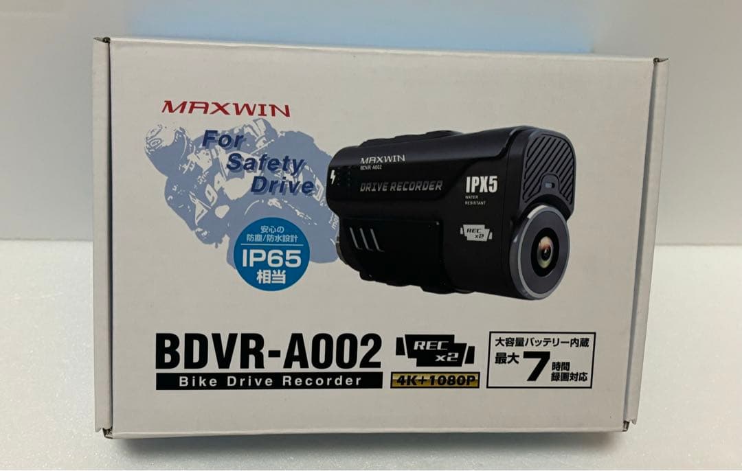 MAXWIN(マックスウィン) バイク用ドライブレコーダー BDVR-A002 85678-144-
