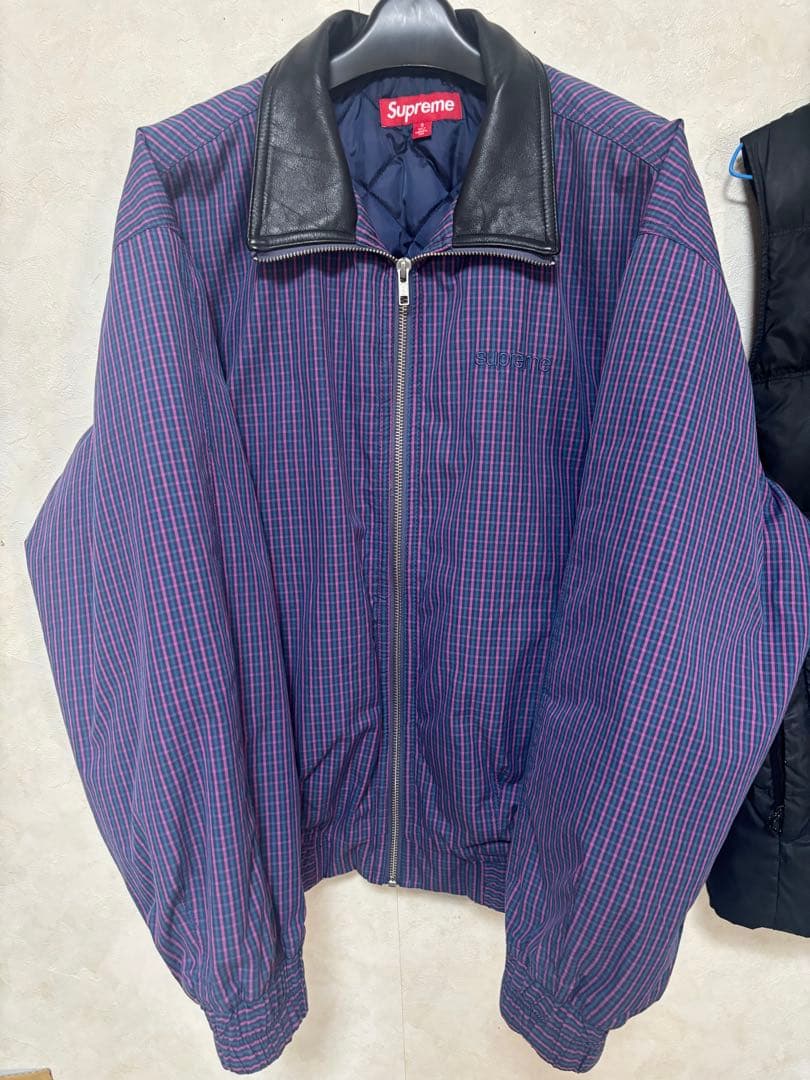 ジャケット・アウター Supreme Leather Collar Utility Jacket S 中古・古着通販】SUPREME (シュプリーム) 25SS Leather Collar Utility