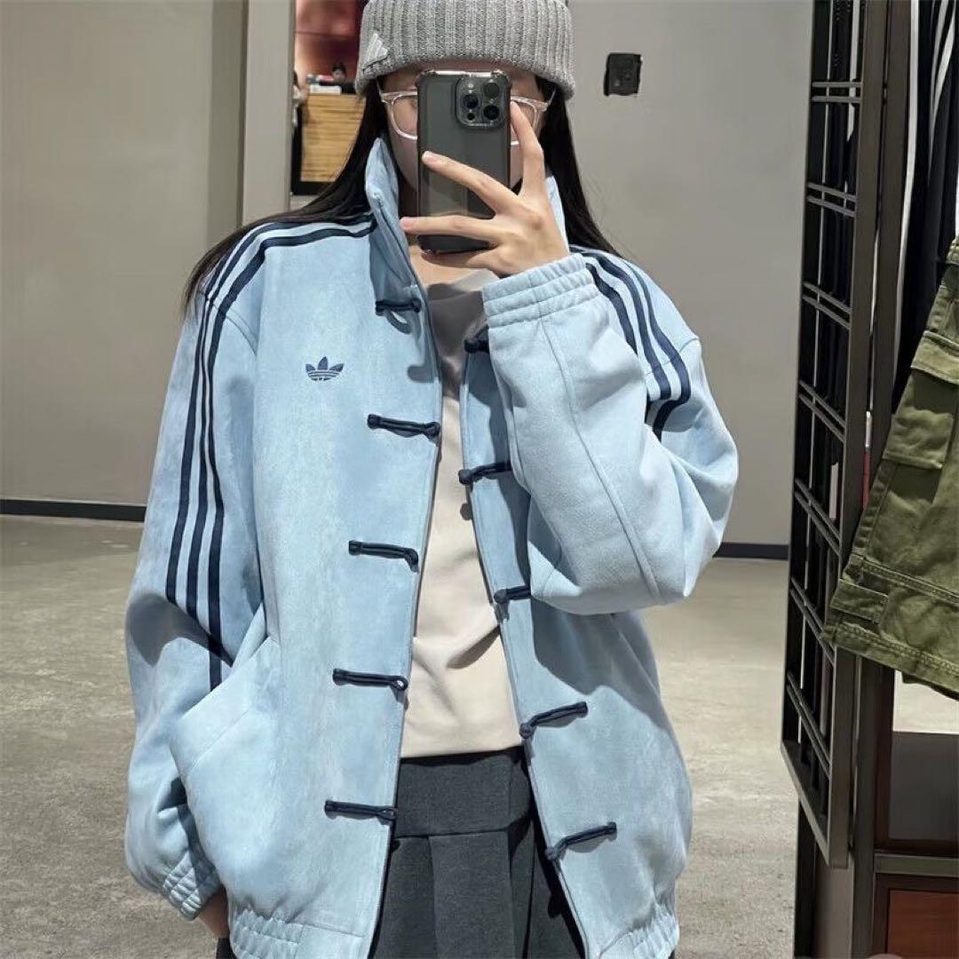 adidasアディダス 中国限定 蛇年トラックジャケットライドブルーM
