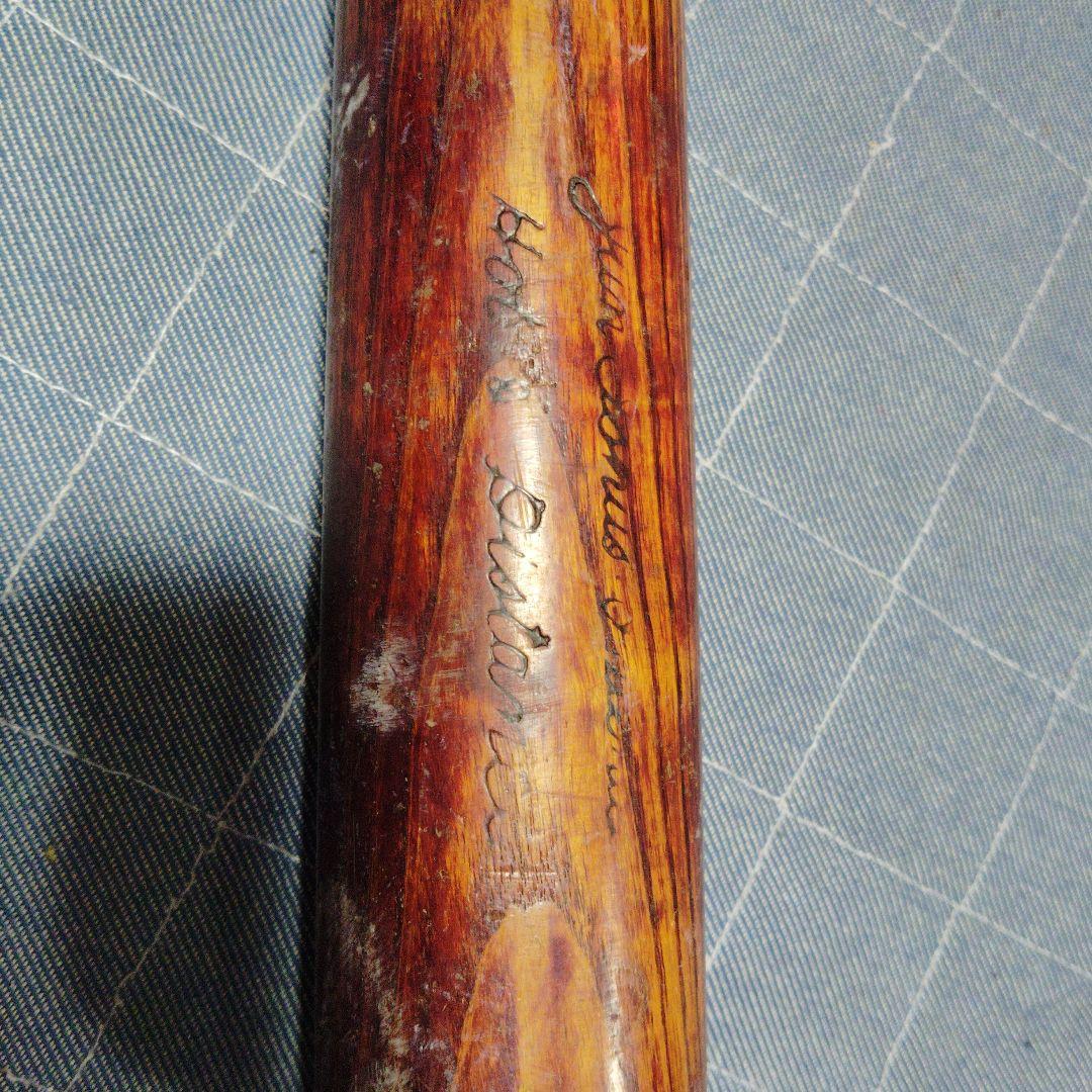 希少品 ジュン・イシイ製 硬式用圧縮バット 本物の長嶋茂雄氏実使用