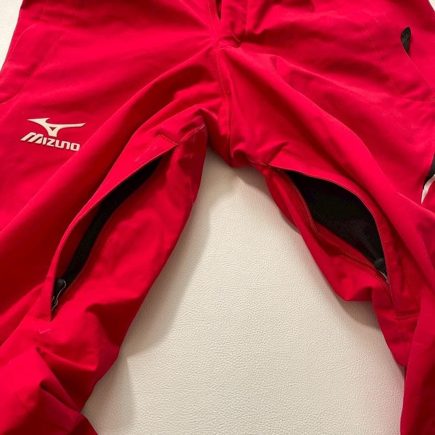 やまみ様専用】ミズノ スキーウェア 上S 下M セットアップ 赤 ブレスサーモ