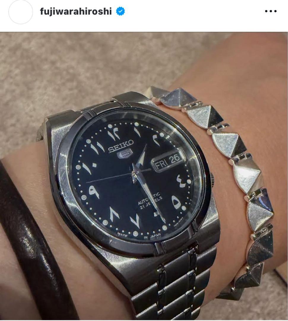 スペシャル！ 藤原ヒロシ氏着用 seiko 5 腕時計 - メルカリ