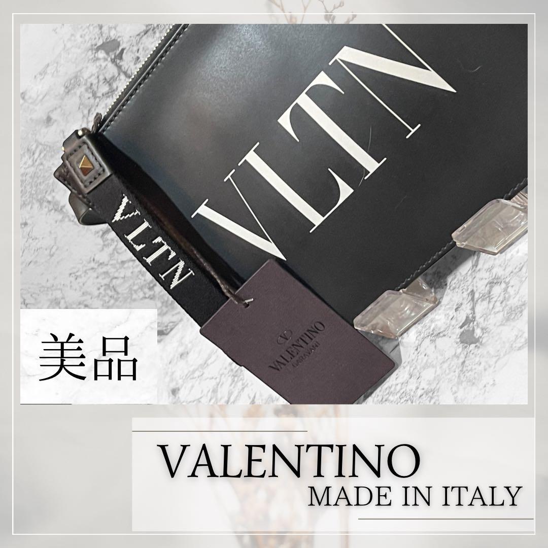 VALENTINO《ヴァレンティノ》透明PVCポーチ ショルダークリアバッグ美品