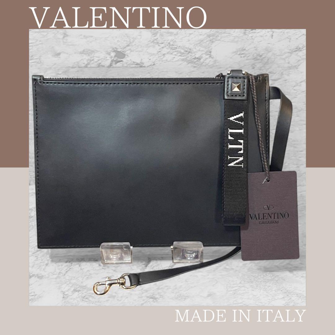 VALENTINO《ヴァレンティノ》透明PVCポーチ ショルダークリアバッグ美品