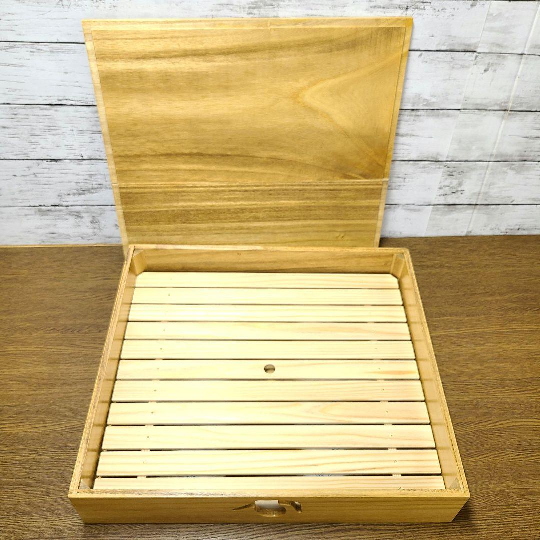 No2041【保冷剤付き】 寿司ネタケース、ネタ箱、目皿付き【手作り