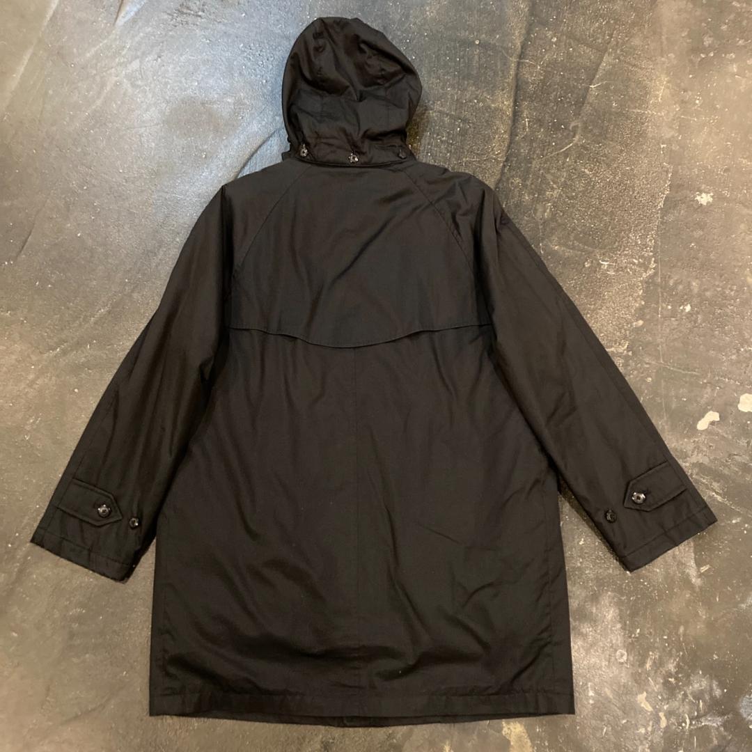 BURBERRY LONDON ダウンライナー付ステンカラーコート M ブラック