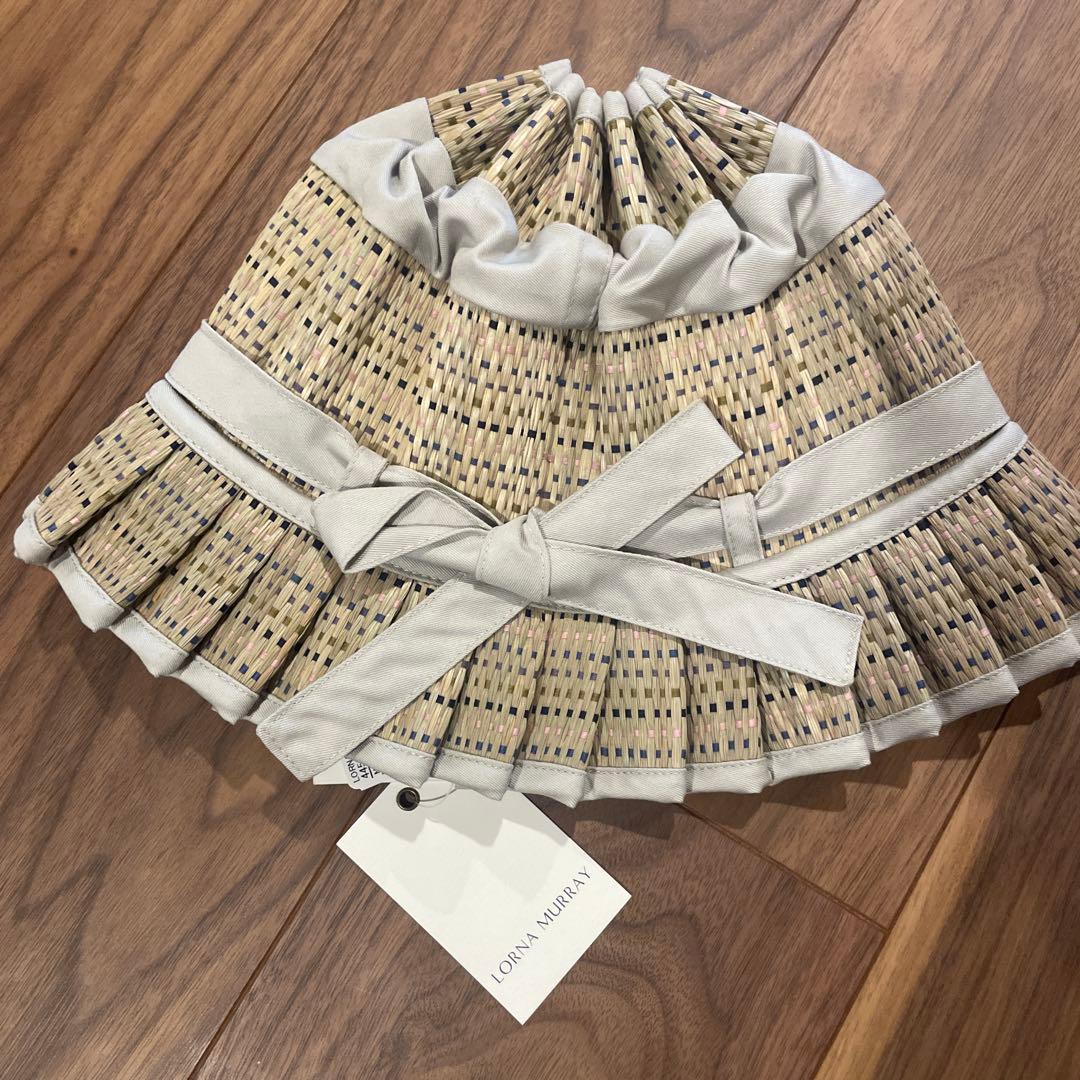 Lorna Murray 麦わら帽子 グレージュ　正規品　Medium 国内正規品】ローナマーレイ lorna murray 公式 Adult Island Vienna