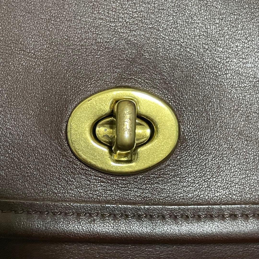 極美品】 オールドコーチ シティバッグ ショルダー ターンロック