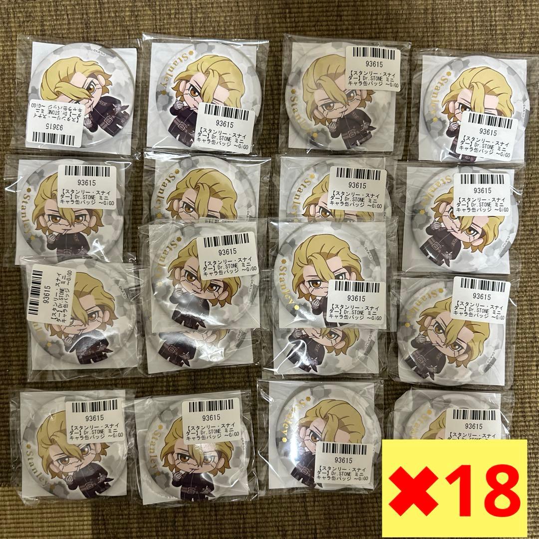 dr.stone スキマストア フライトジャケット 缶バッジ 30個 スタンリー