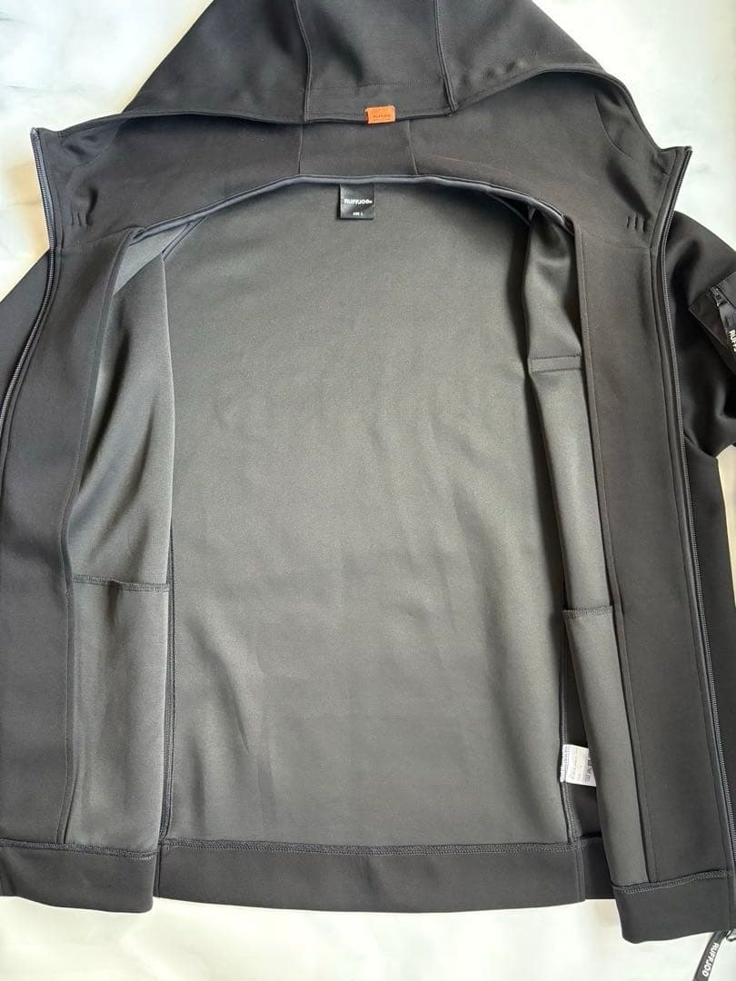 RUFFLOG｜ラフロッグ ラフロッグRUFLOG RAGLAN EASY MOVE HOODIEブラックL