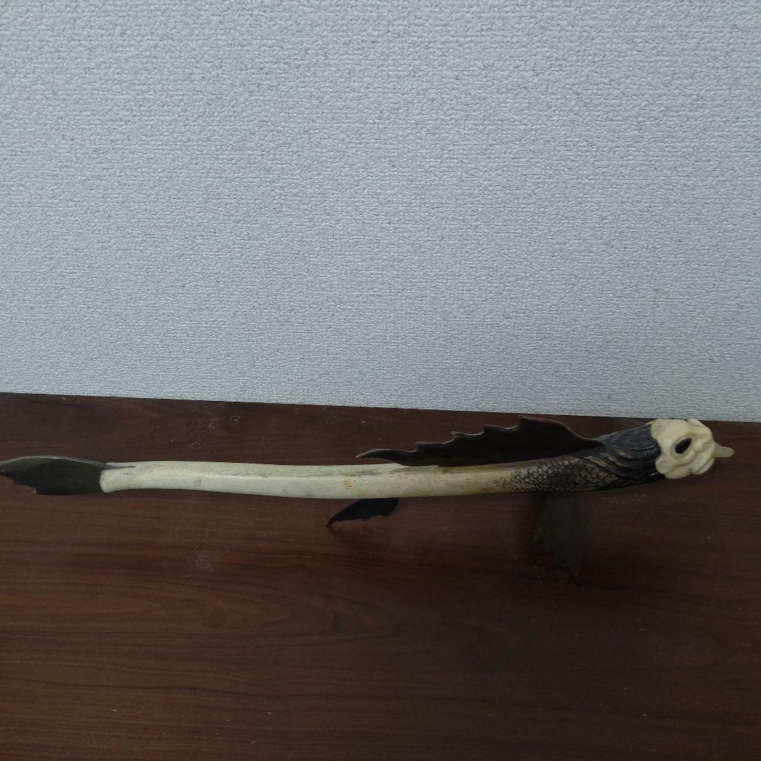 珍品 鯨骨 鯨の骨や髭などで作られた彫刻 インテリア オブジェクト クジラ