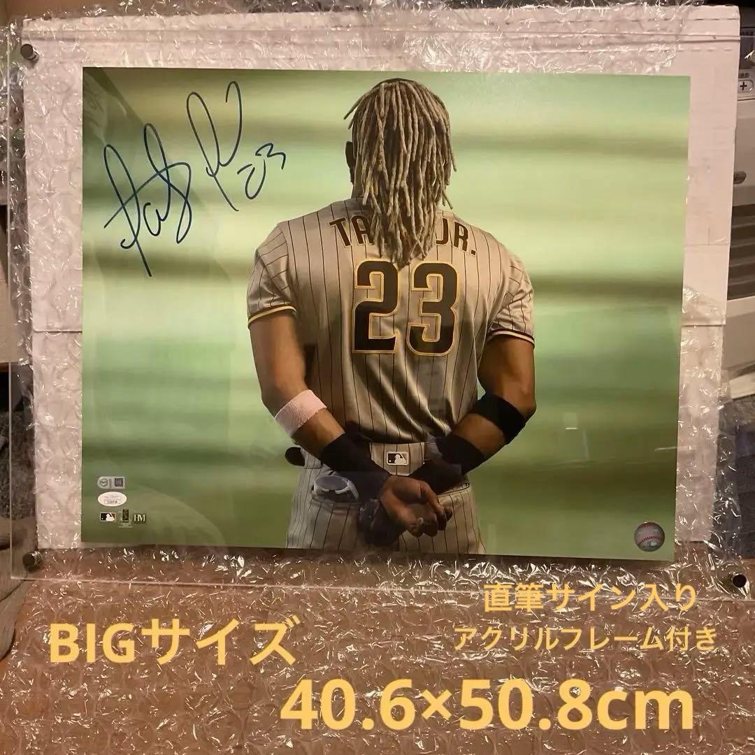 Femando Tatis Jr 直筆サイン　16×20 ホログラム Femando Tatis Jr 直筆サイン 16×20 ホログラム - メルカリ