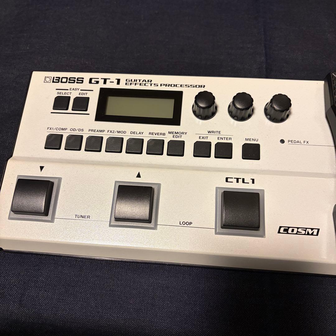 BOSS GT-1 ギター マルチエフェクター 限定ホワイト 電源アダプター付き BOSS GT-1-WH マルチエフェクター 限定カラー！ ボス 【 洛北阪急