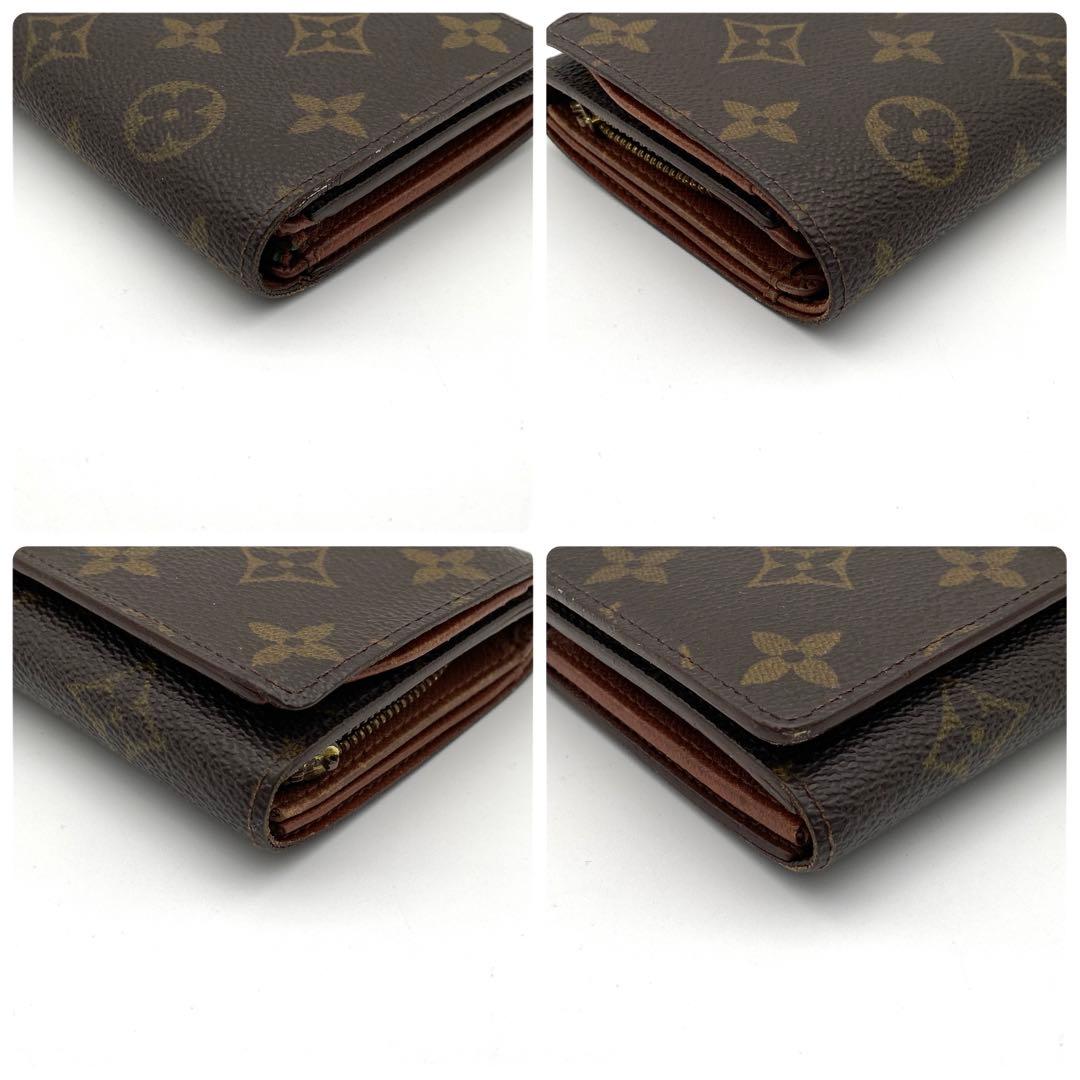 訳あり】ルイヴィトン モノグラム トレゾール 二つ折り財布 - メルカリ